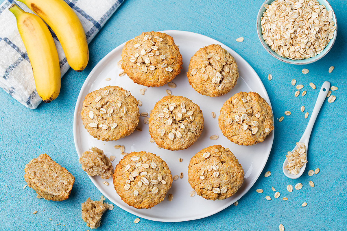 Cómo hacer Muffins de banana y avena Comedera Recetas tips y