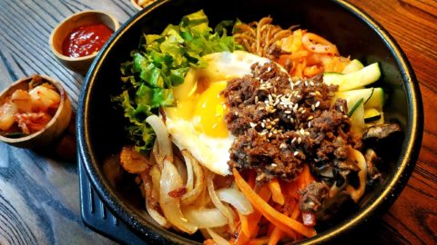 Receta de Bibimbap coreano - Comiendo en la Ciudad
