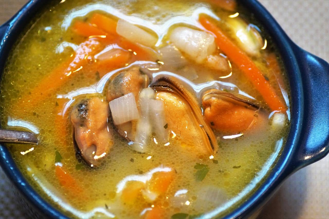 Actualizar 60+ imagen receta sopa de mariscos ingredientes