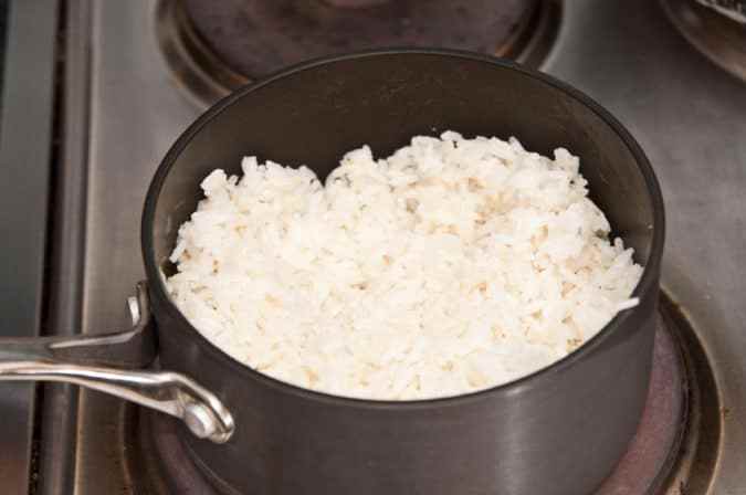 arroz con coco listo para comer
