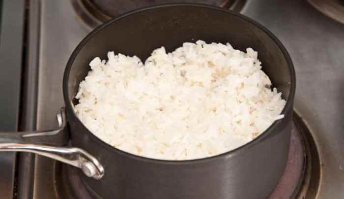 arroz con coco listo