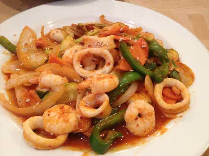 parrilla de mariscos