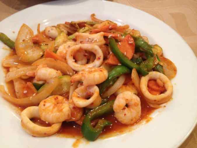 parrilla de mariscos