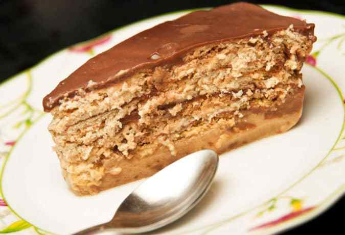 tarta de galletas maria lista