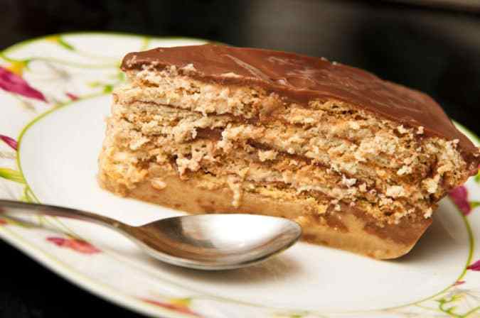 tarta de galletas maría