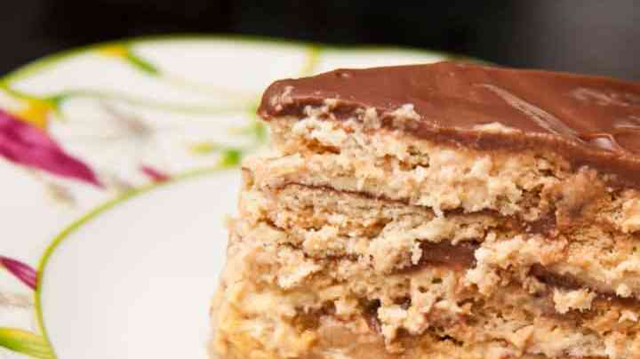 tarta de galletas maria casera