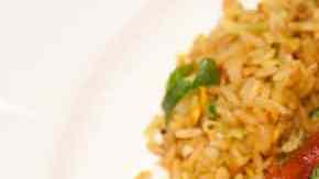 arroz con frutos secos estilo hindu