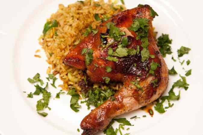 arroz con frutos secos estilo hindu