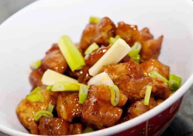 costillas de cerdo con salsa BBQ asiatica