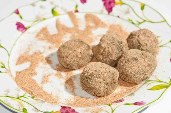 albondigas de espinacas empanizadas