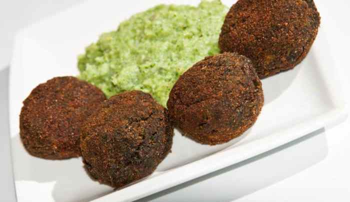 albondigas de espinacas pure de brocolis