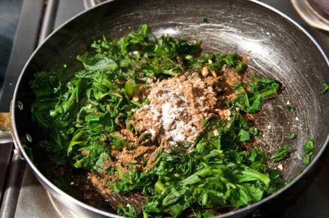 espinacas garam masala