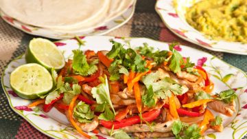 fajitas de pollo