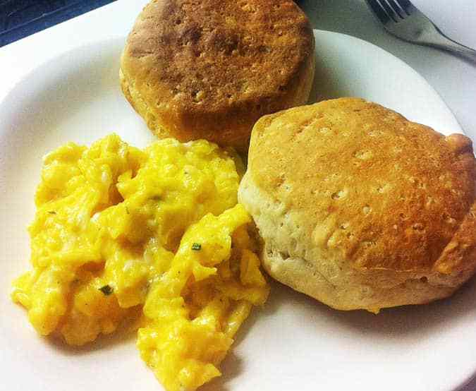 huevos revueltos cremosos