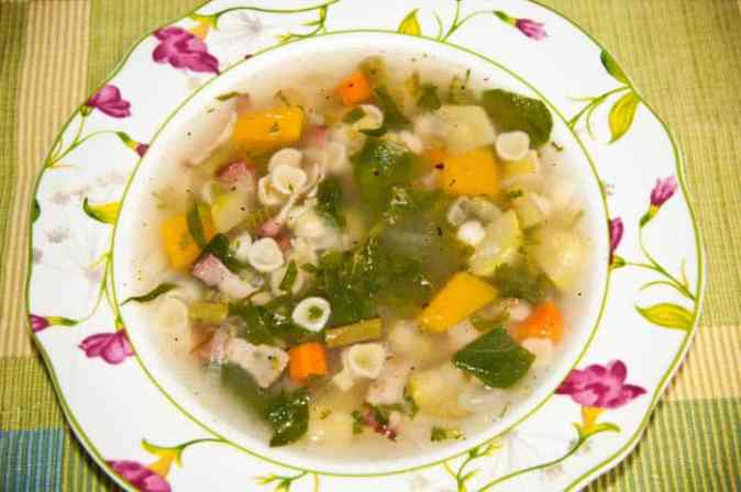 sopa de verduras