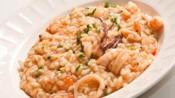 receta de risotto de mariscos