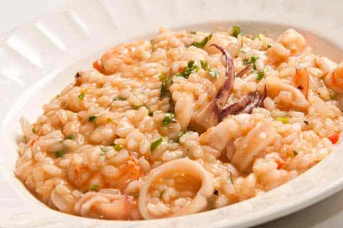 risotto de mariscos