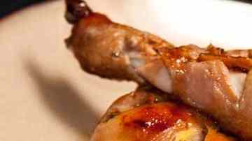 muslos de pollo al horno con jengibre y miel