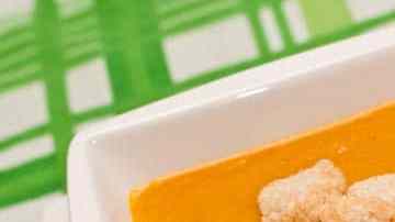 crema de zanahoria y curry