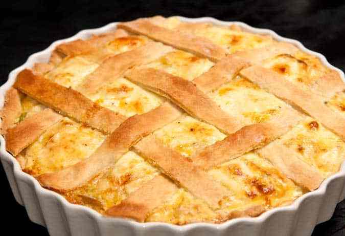 quiche de verduras al horno