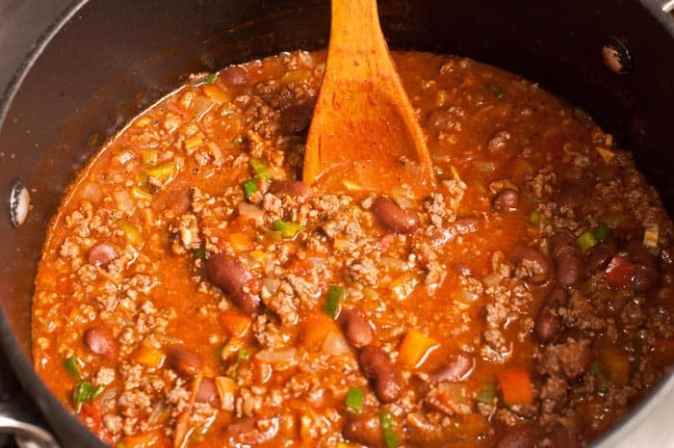 chili con carne listo