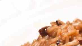 risotto de setas y hongos