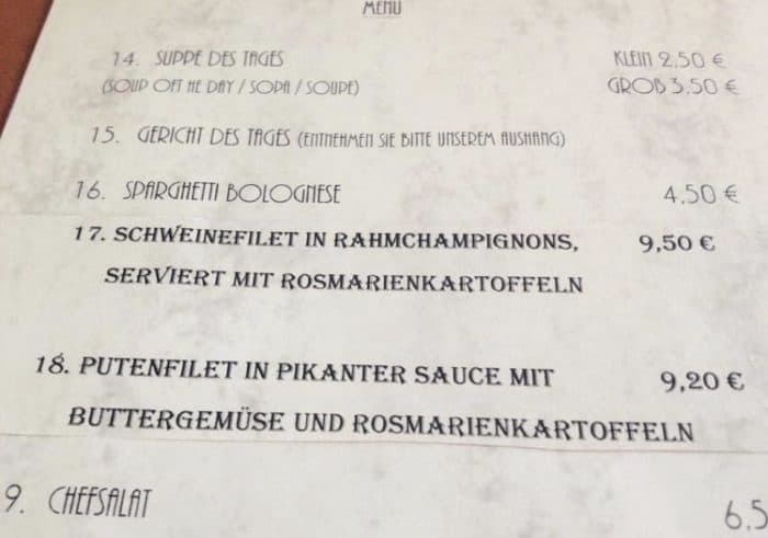 menu para comer en berlin