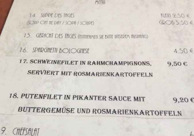 menu para comer en berlin