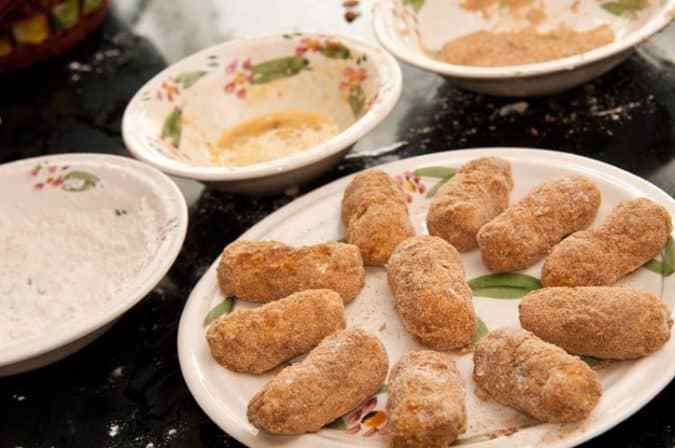 croquetas de pescado armadas
