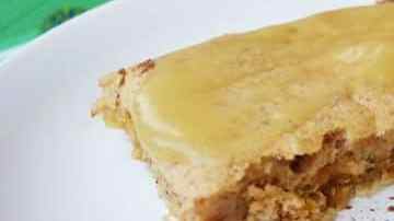 pastel de manzana crunch