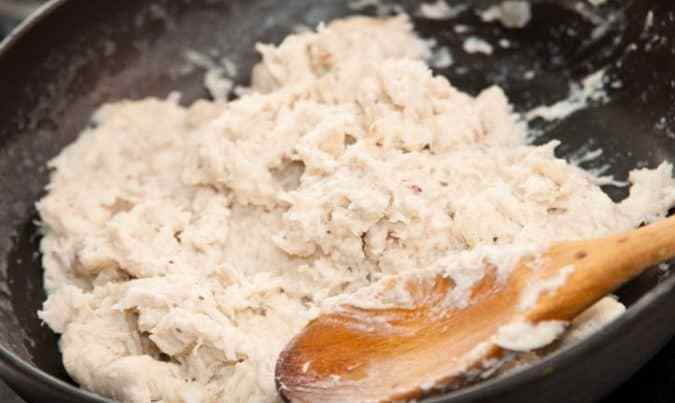 relleno croquetas de pescado