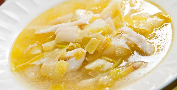 porrusalda de bacalao