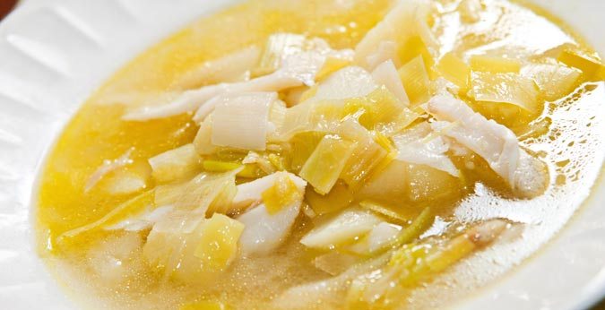 porrusalda de bacalao