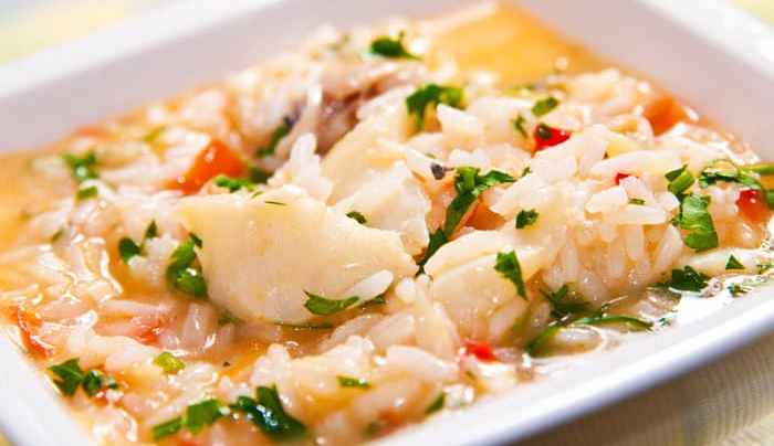 como hacer arroz con bacalao