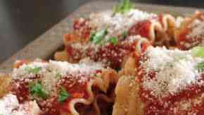 receta de enrrolladitos de lasaña