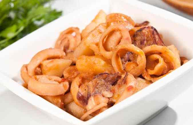 calamares en salsa