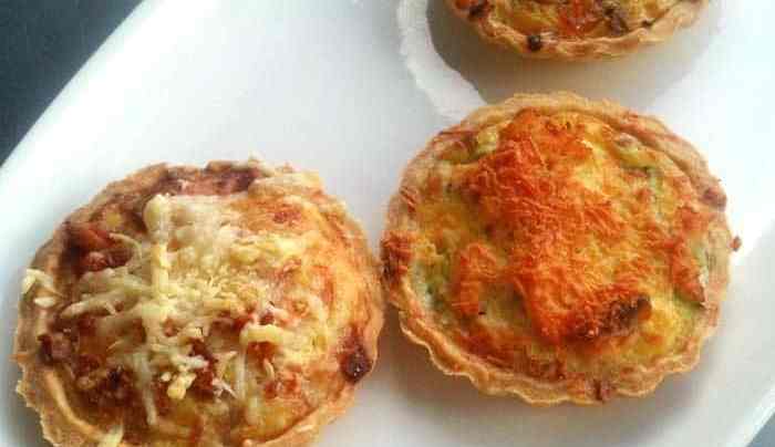 quiche de jamón y queso