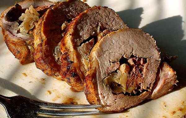 lomo de cerdo relleno