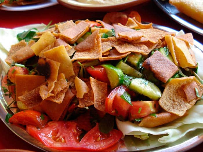 receta saludable ensalada fattoush