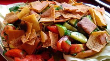 receta saludable ensalada fattoush