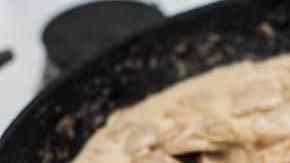 receta de invierno cerdo cremoso con hongos