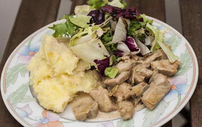 receta de invierno de cerdo cremoso