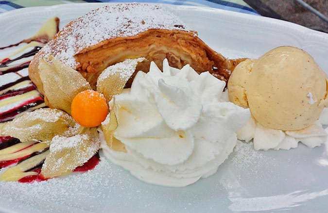 receta de strudel de manzana
