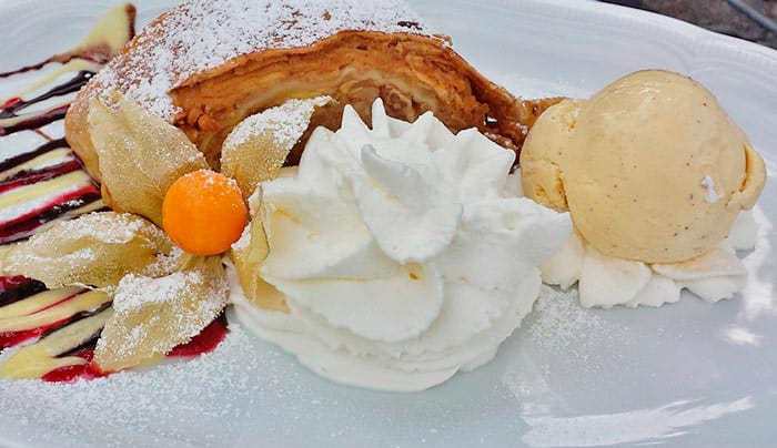 receta de strudel de manzana