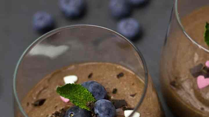 mousse de chocolate