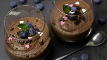 mousse de chocolate