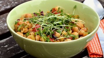 ensalada de garbanzos