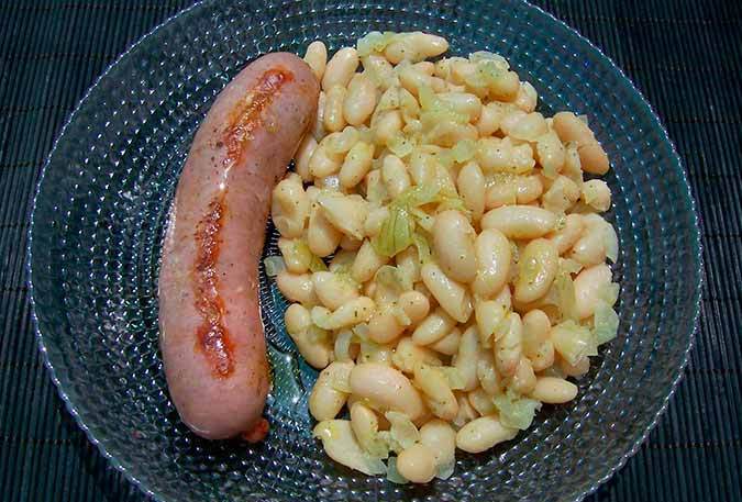 butifarra con alubias