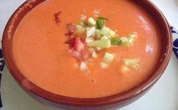 receta de gazpacho andaluz