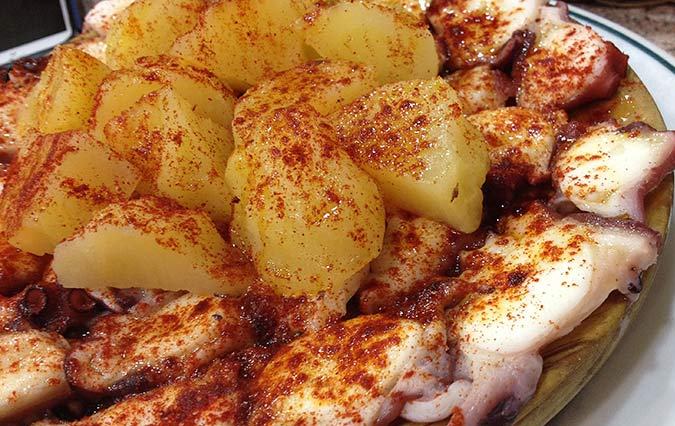pulpo a la gallega con patatas